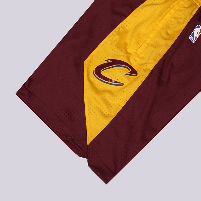 мужские бордовые шорты Nike Dry NBA Practice Shorts Cleveland Cavaliers AJ5059-677 - цена, описание, фото 2